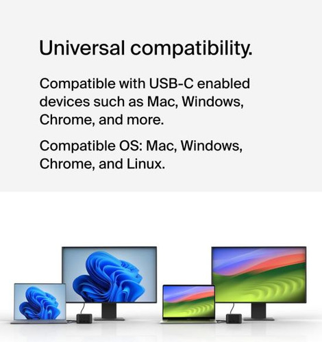 Belkin Connect Usb-c 6 En 1 Core Gan Dock 130 W, Estación De