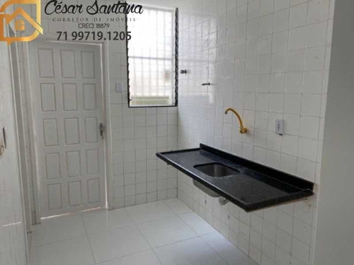Imagem 10 de 11 de Excelente Village Reformado A Venda 2/4 Varanda E Dependência - Itapuã Ca01257