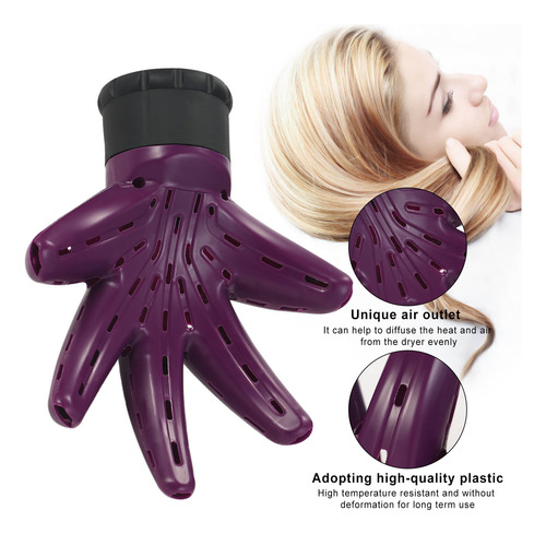 Difusor Universal De Silicona Para Cabello Rizado Y Esponjos