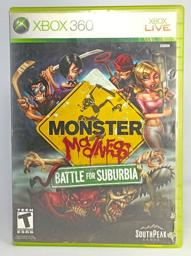 Monster Madness: Battle For Suburbia X360 Fisico Original