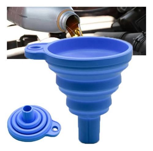 Para Embudo Plegable De Silicona Resistente A Altas