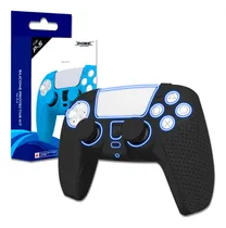 Comprar Funda De Silicona Protectora Para: Mandos Ps5 Con Grip Negro
