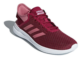 Zapatillas Cloud Running Flex Bordo Foam Adidas Qt Mujer 9DWEHI2
