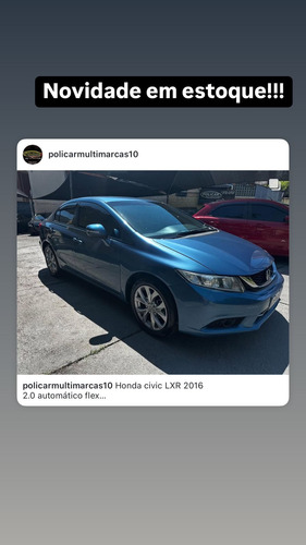Honda Civic 2.0 Lxr Flex Aut. 4p