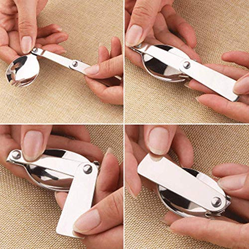 Cuchillo Lufox De Acero Inoxidable Multifunción Plegable, 3
