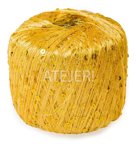 Imagen 1 de 4 de Hilo Con Lentejuelas Sherazade Ovillo X 50 Gramos