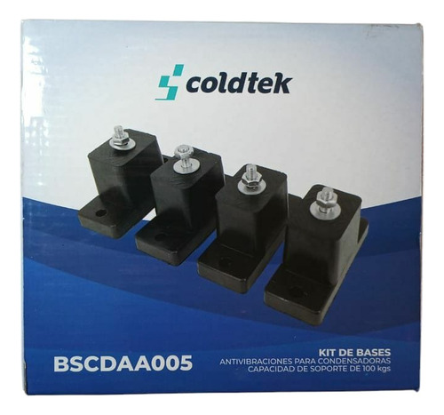 Bases Tacones Caucho Condensador Aire Acondicionado Coldtek