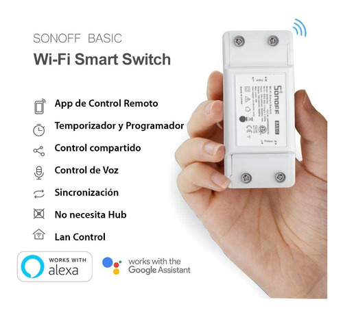 Sonoff! Modulo Inteligente Y Controlador De Luces Y Tomas