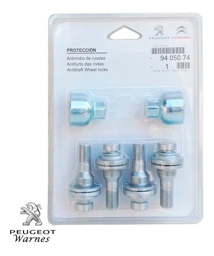 Kit Bulones Seguridad Original Peugeot 307 Llantas Aleacion