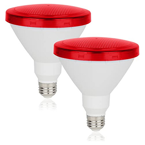 Bombilla Led De Luz Roja Par38 Base E26, Bombilla De Co...