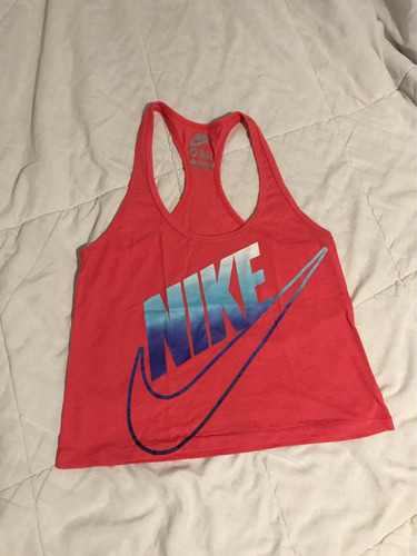 Nike Original Remera Musculosa Mujer Rosa Fucsia Talle M