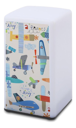 Lámpara De Escritorio Pequeña Con Estampado De Avión, Portát