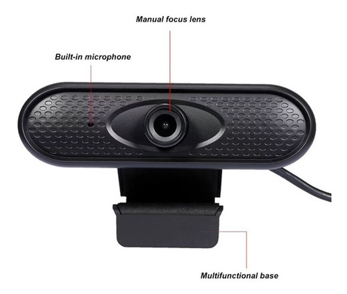 Imagen 7 de 8 de Webcam Hd Con Microfono Para Windows