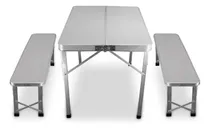 Comprar Mesa Plegable Camping Picnic Aluminio Liviana Con Bancos