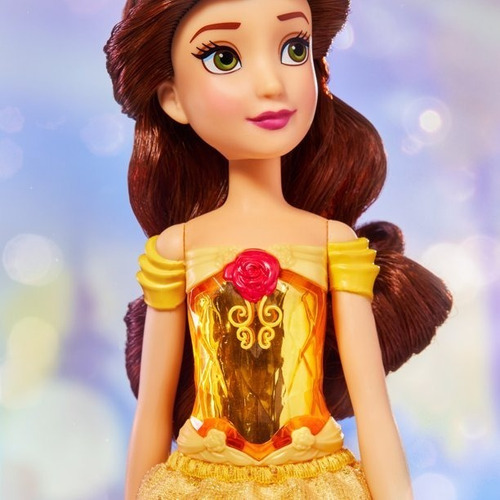 Disney Princess Royal Shimmer Belle Doll, Muñeca De Moda, Fa