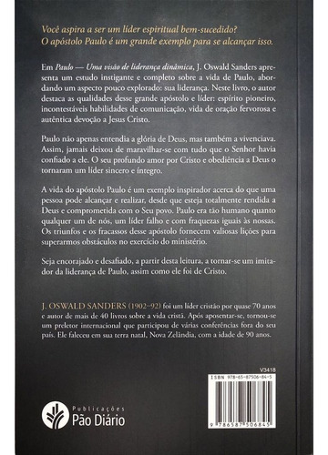 Paulo, J. Oswald Sanders - Pão Diário