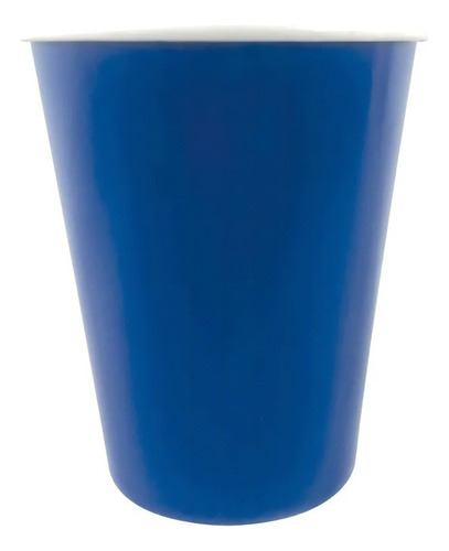 6 Vasos Descartables Azul Polipapel
