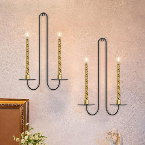 Aplique De Pared Para Velas Candelabro De Aplique De Pared A