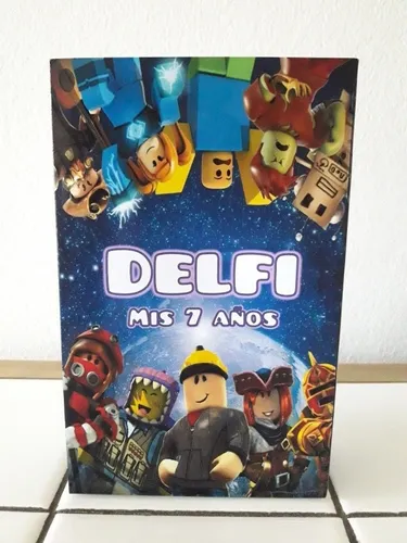 Bolsitas Cumpleaños Personalizadas Roblox de roblox Bolsitas Cumpleaños Personalizadas Roblox