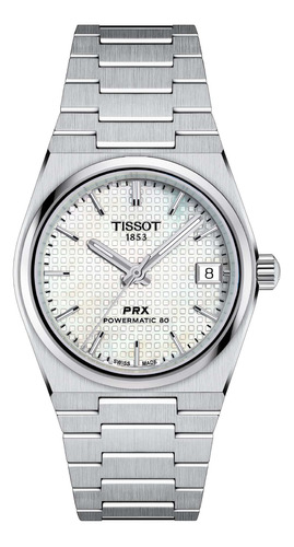 Reloj Tissot Prx Powermatic Blanco