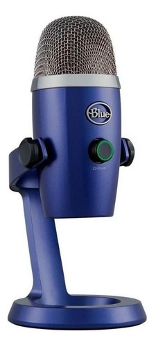 Microfono Blue Yeti Nano Blue Premium Usb Mic Vivid Blue