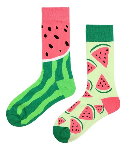 Calcetines Originales New Ab Para Mujer, Asimétricos, Creati