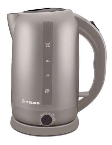 Pava eléctrica Yelmo PE-3901 Desayuno gris 220V 1.7L