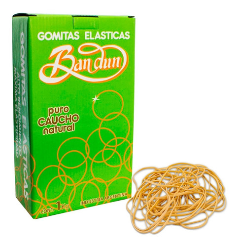 Banditas Elasticas Bandun Marron 40mm Caja De 1kg