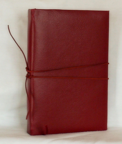 Libreta Encuadernada A Mano, Forro Vinipiel, 100 Hojas