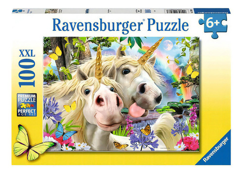 Puzzle Xxl Unicornios - 100 Piezas - Ravensburger
