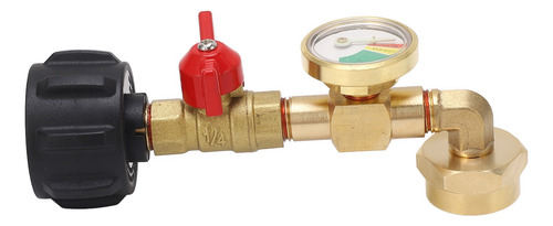 Adaptador De Recarga De Propano Con Manómetro Y Encendido