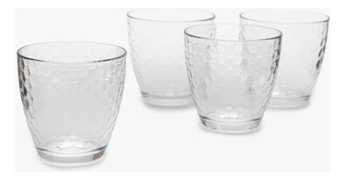 Set X 4 Vasos Vidrio Copon Vino O Agua - Pasabahce Hermosos!