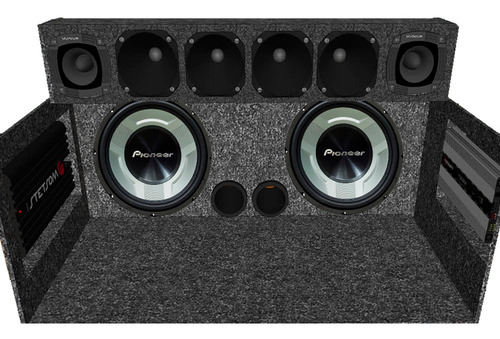 Subwoofer Pioneer 12 Polegada 350w Rms Bobina Simples 4 Ohms