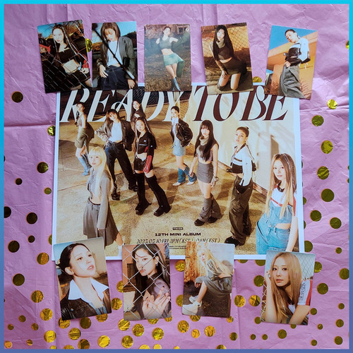 Twice Combo Set Me Free Ver. 2 (photocards, Poster) K-pop 