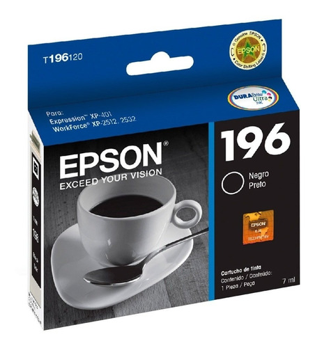 Cartucho Epson Original T196120 Preto