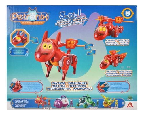 Petronix Defenders Deluxe Transforming Set 2 Vehiculos Alpha