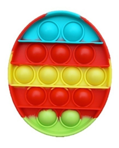 Imagen 4 de 6 de Pop It Huevito Multicolor Importado Anti Estres Promo!!