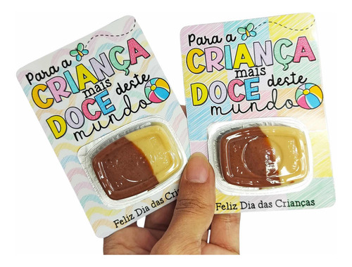 100 Lembrancinha Dia Das Crianças - Card Com Nucita