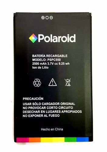 Bateria Pila Polaroid Cosmo 550 2500mah 3.7v 9.25wh Pspc550