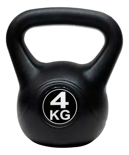 Pesa Rusa Kettlebell 4 Kg Pvc Funcional Gym Fitness