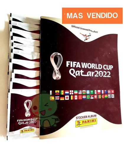 Album Mundial Qatar 2022 Pasta Blanda Mas 10 Sobres Estampas