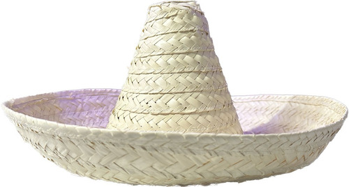 Sombrero Mexicano De Paja Palma Accesorios Fiestas Patrias