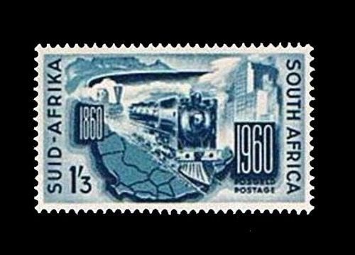 Tren - Locomotora - Sudáfrica 1960 - Mint - Yert 234