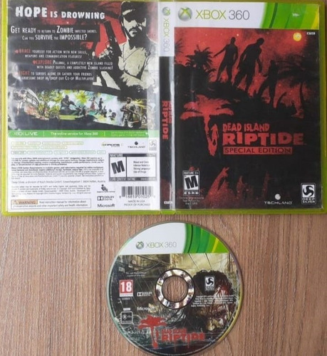 Jogo Xbox 360 Dead Island Riptide