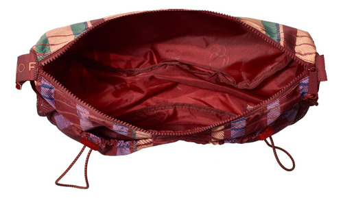 Farm Me Leva Bolsa Banana G Sofia Xadrez Cor Vermelho