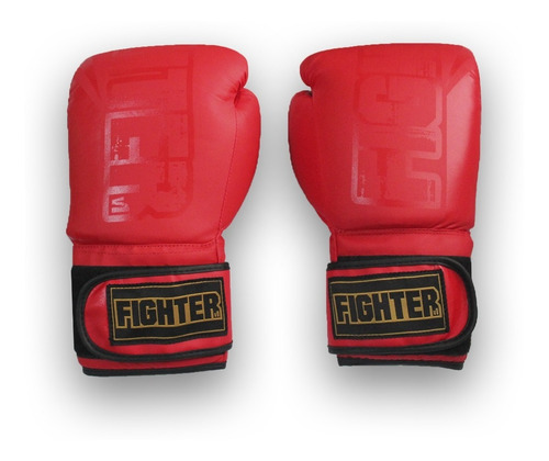 Imagen 2 de 7 de Guantes Box Fighter C/ Strap Velcro | Training | 8 - 16 Oz