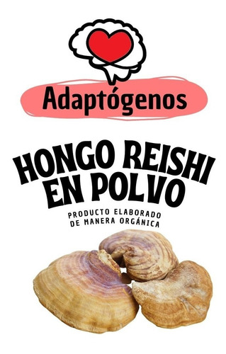 Hongo Reishi En Polvo, Elaborado De Manera Orgánica