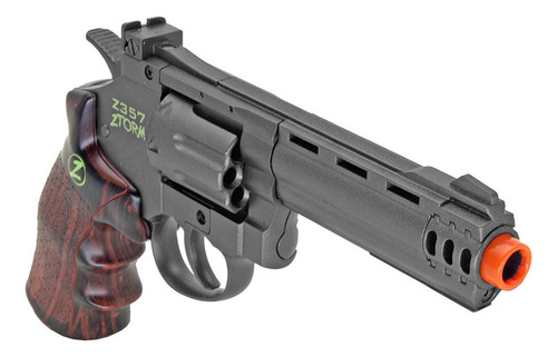Imagen 3 de 5 de Revolver Crosman Ztorm Z357 Airsoft 6mm Co2 400fps