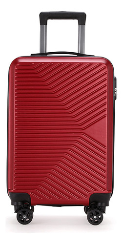 Mala Viagem Bordo Mão Rígida 360° Resistente 10kg Cor Vermelho