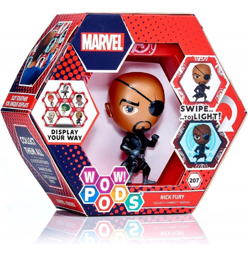 Wow Pods Marvel Figura Nick Fury Coleccionable Interactiva